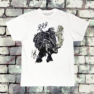Graphic White T-Shirt with Artistic Design